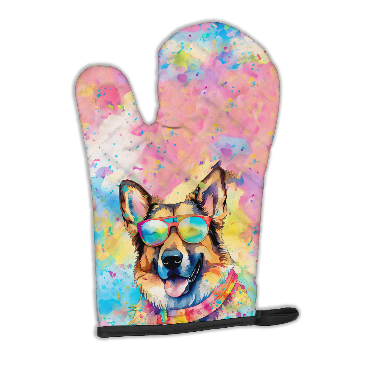 Buy this German Shepherd Hippie Dawg Oven Mitt