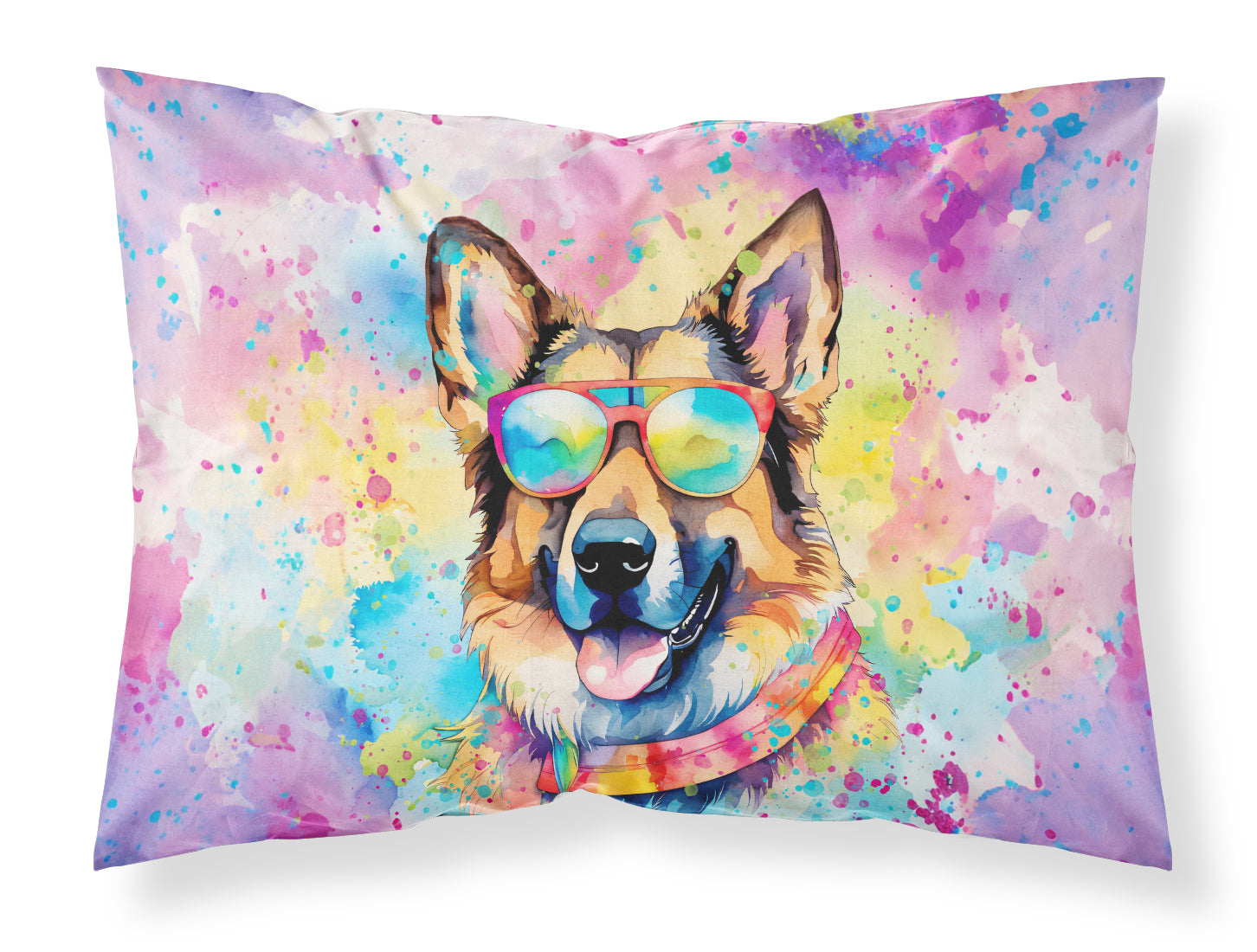 Buy this German Shepherd Hippie Dawg Standard Pillowcase