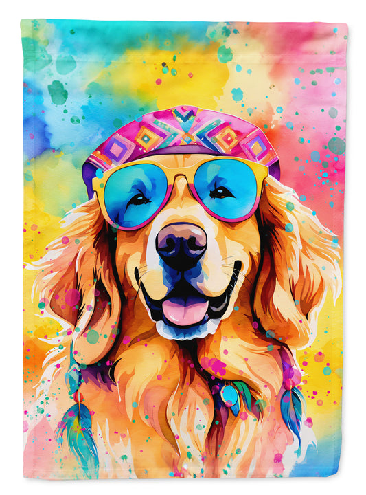 Buy this Golden Retriever Hippie Dawg House Flag