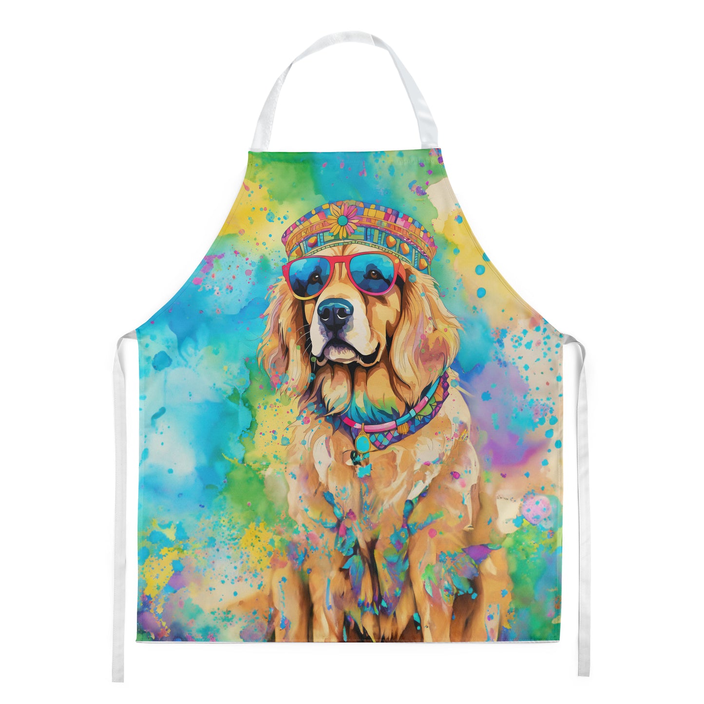 Buy this Golden Retriever Hippie Dawg Apron