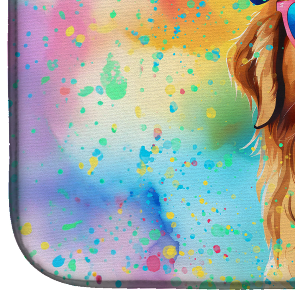 Golden Retriever Hippie Dawg Dish Drying Mat