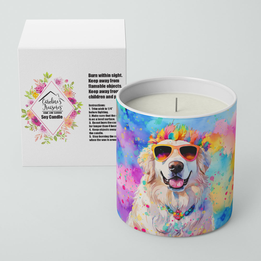 Great Pyrenees Hippie Dawg Decorative Soy Candle