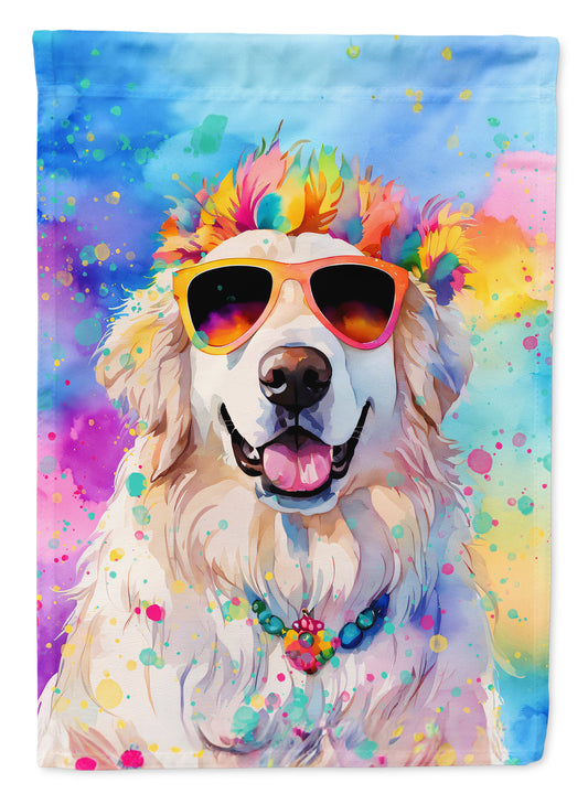 Buy this Great Pyrenees Hippie Dawg House Flag