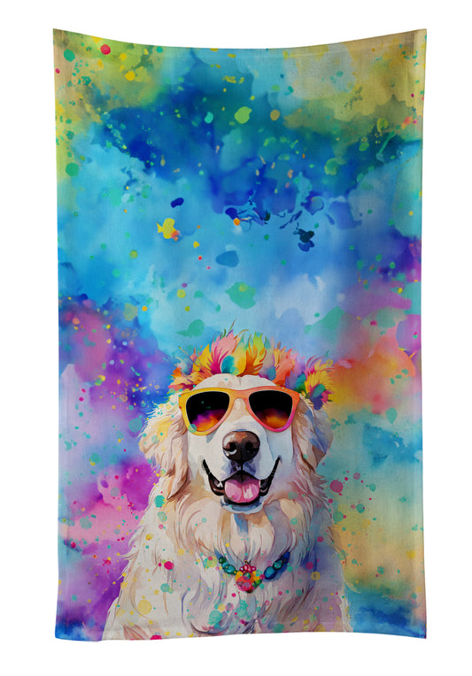 Buy this Great Pyrenees Hippie Dawg Kitchen Towel