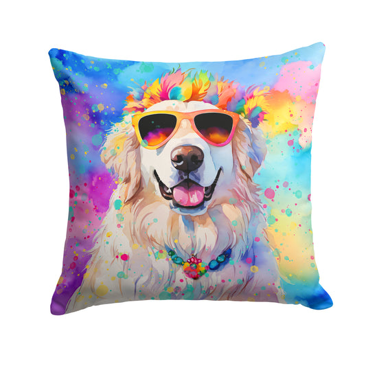 Buy this Great Pyrenees Hippie Dawg Throw Pillow