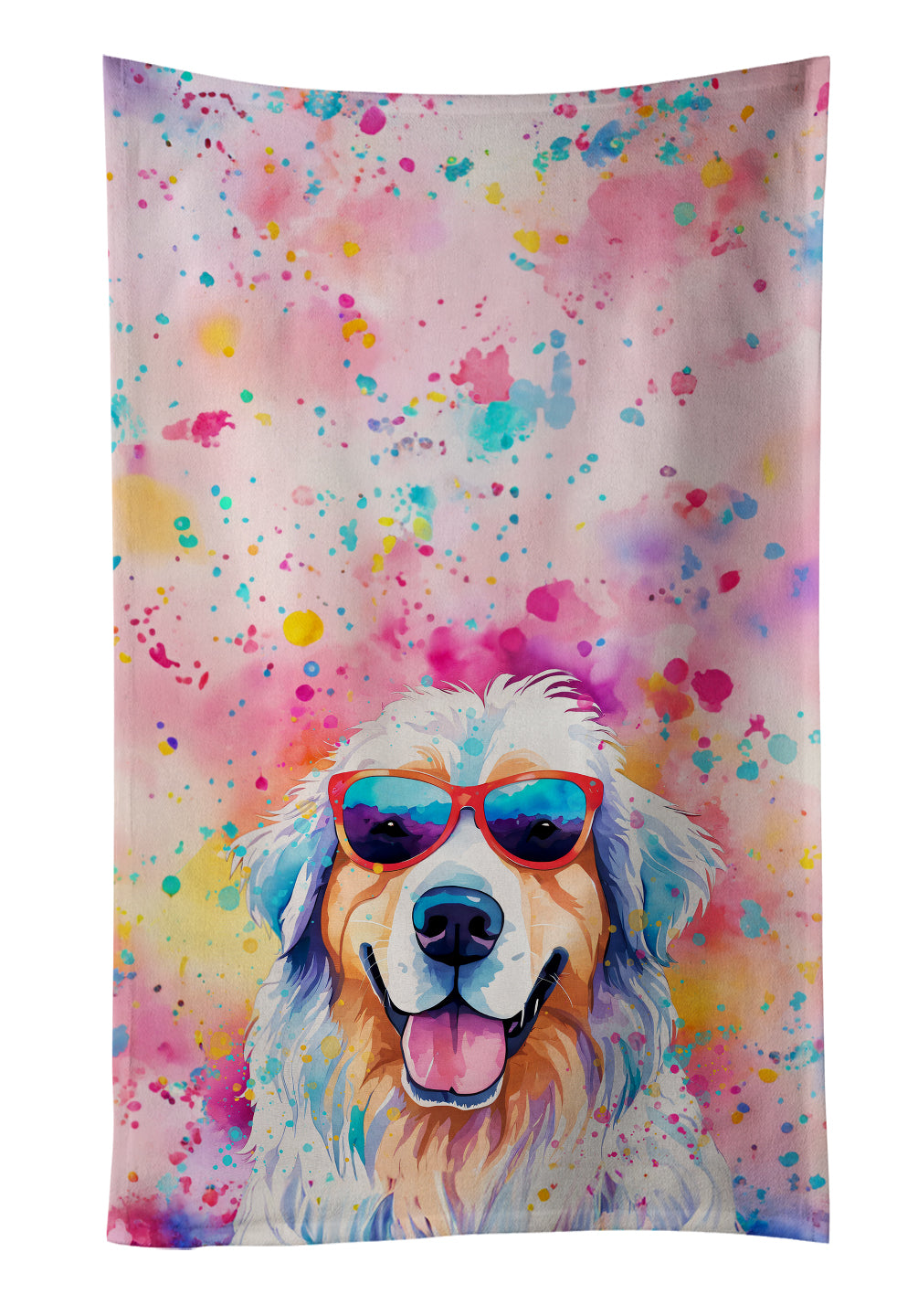 Buy this Great Pyrenees Hippie Dawg Kitchen Towel