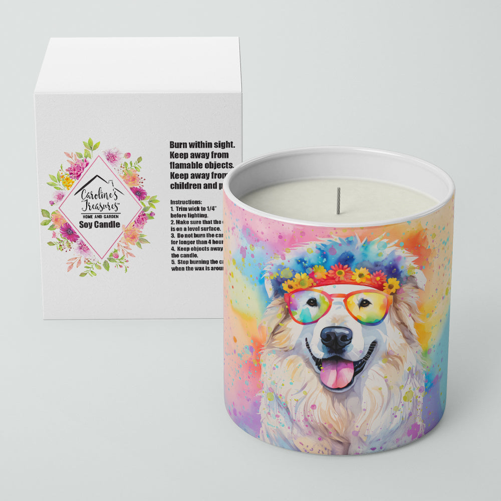 Great Pyrenees Hippie Dawg Decorative Soy Candle