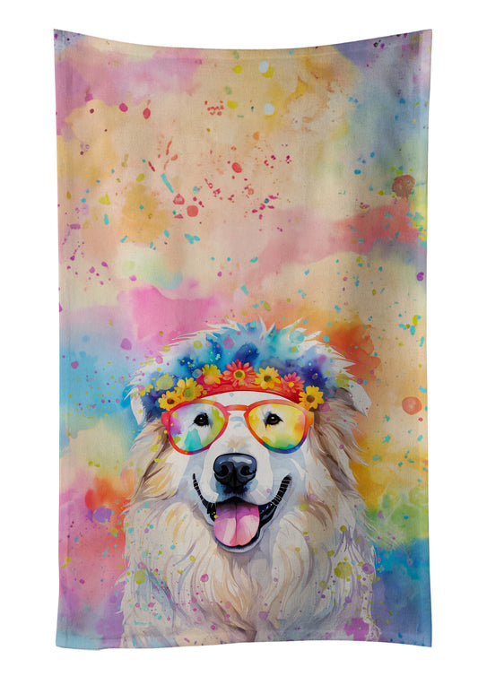 Buy this Great Pyrenees Hippie Dawg Kitchen Towel