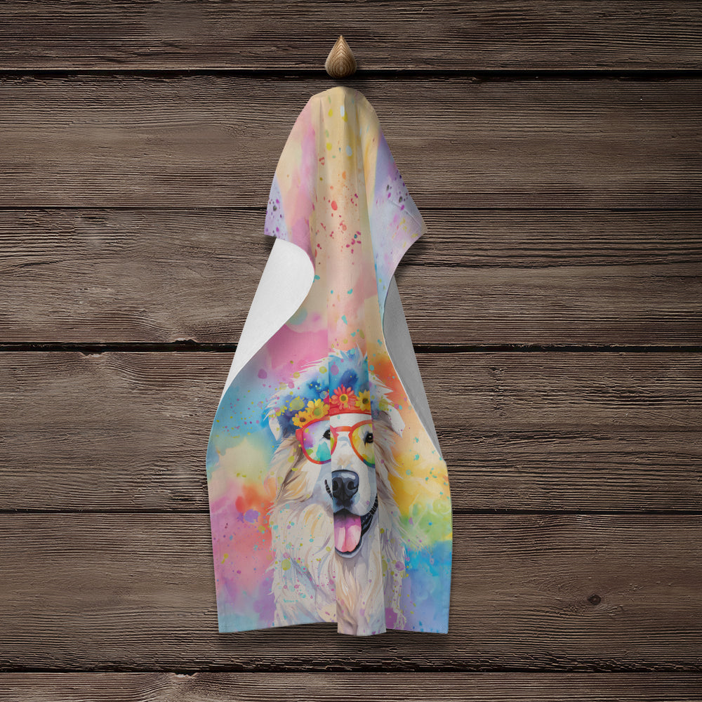 Great Pyrenees Hippie Dawg Kitchen Towel