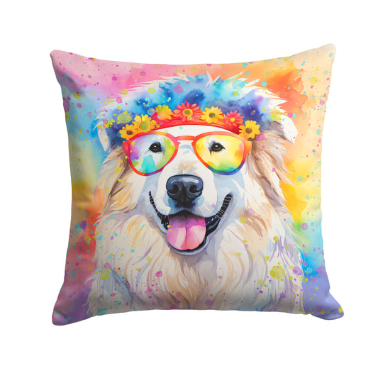 Buy this Great Pyrenees Hippie Dawg Throw Pillow