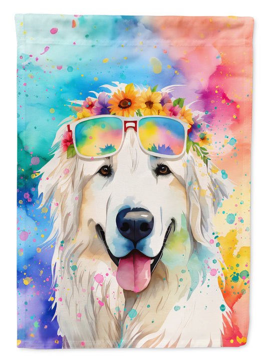 Buy this Great Pyrenees Hippie Dawg House Flag