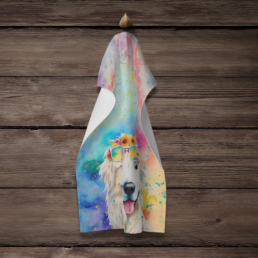 Great Pyrenees Hippie Dawg Kitchen Towel