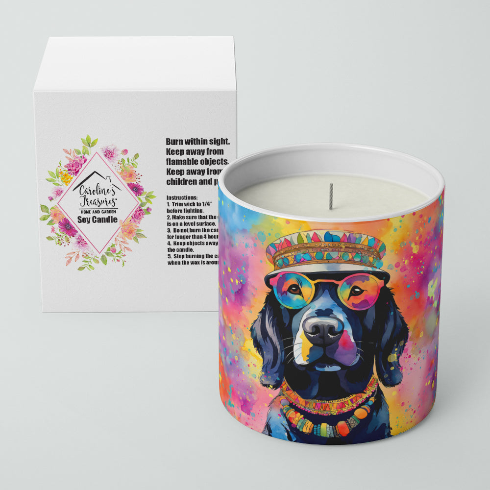 Black Labrador Hippie Dawg Decorative Soy Candle
