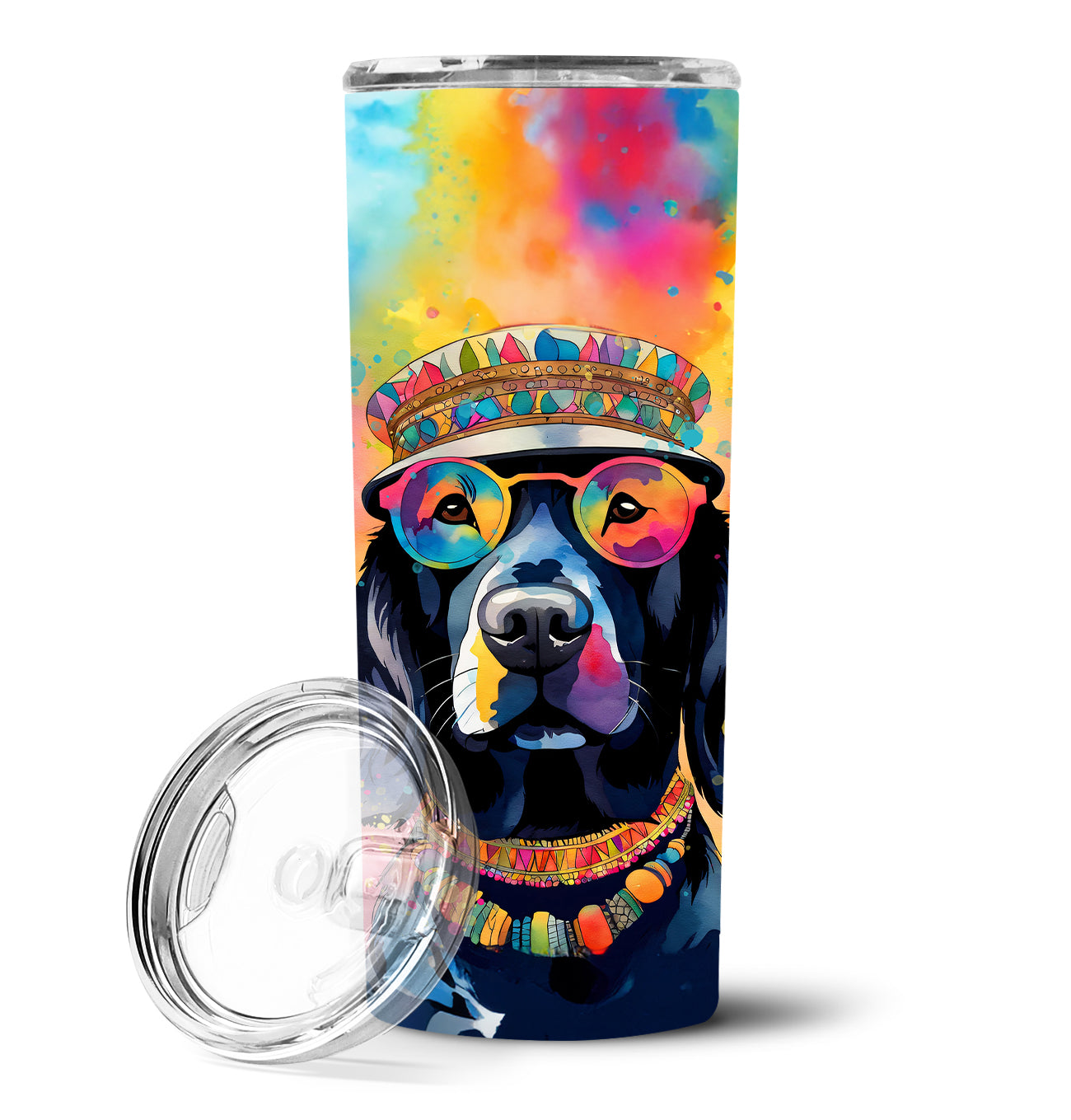 Buy this Black Labrador Hippie Dawg Stainless Steel Skinny Tumbler