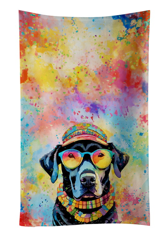 Buy this Black Labrador Hippie Dawg Kitchen Towel