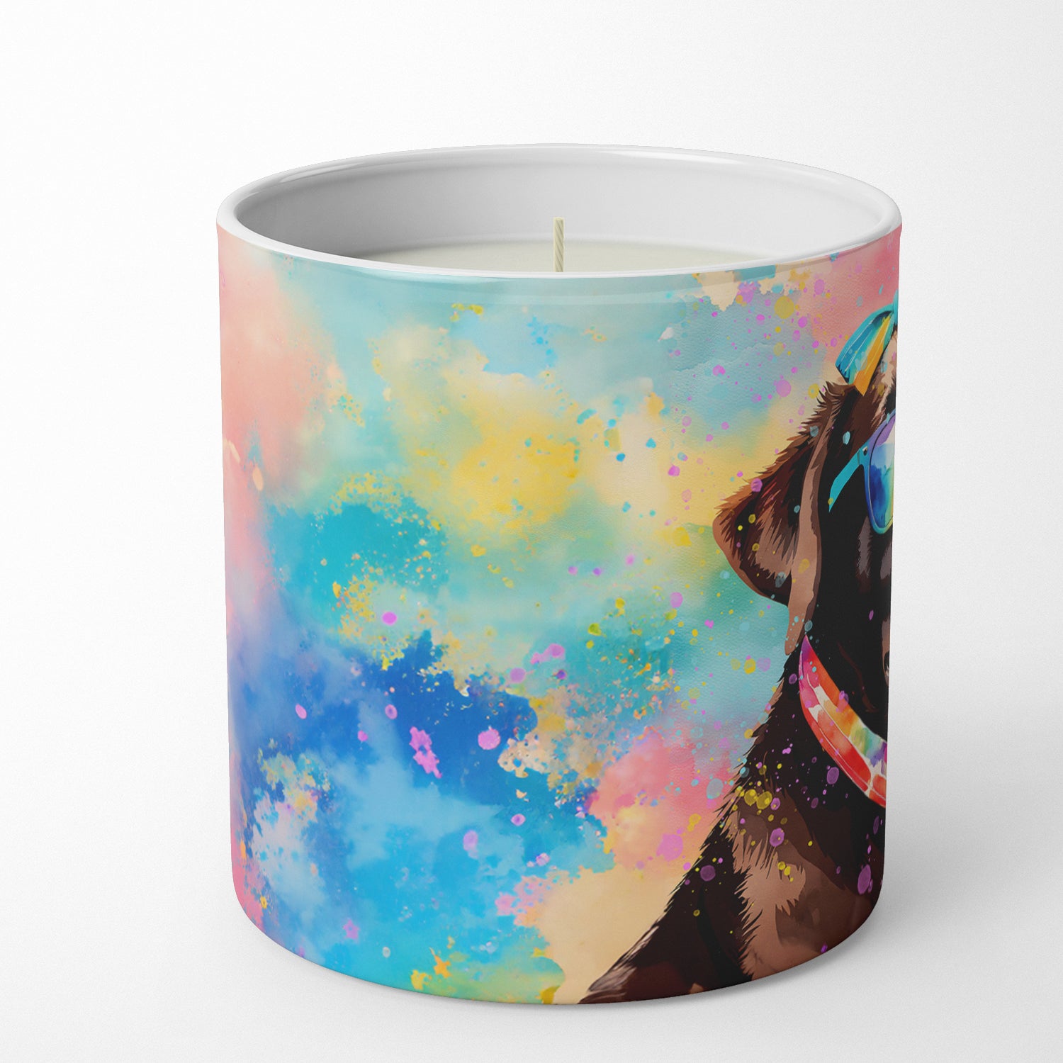 Buy this Chocolate Labrador Hippie Dawg Decorative Soy Candle