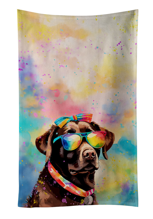 Buy this Chocolate Labrador Hippie Dawg Kitchen Towel
