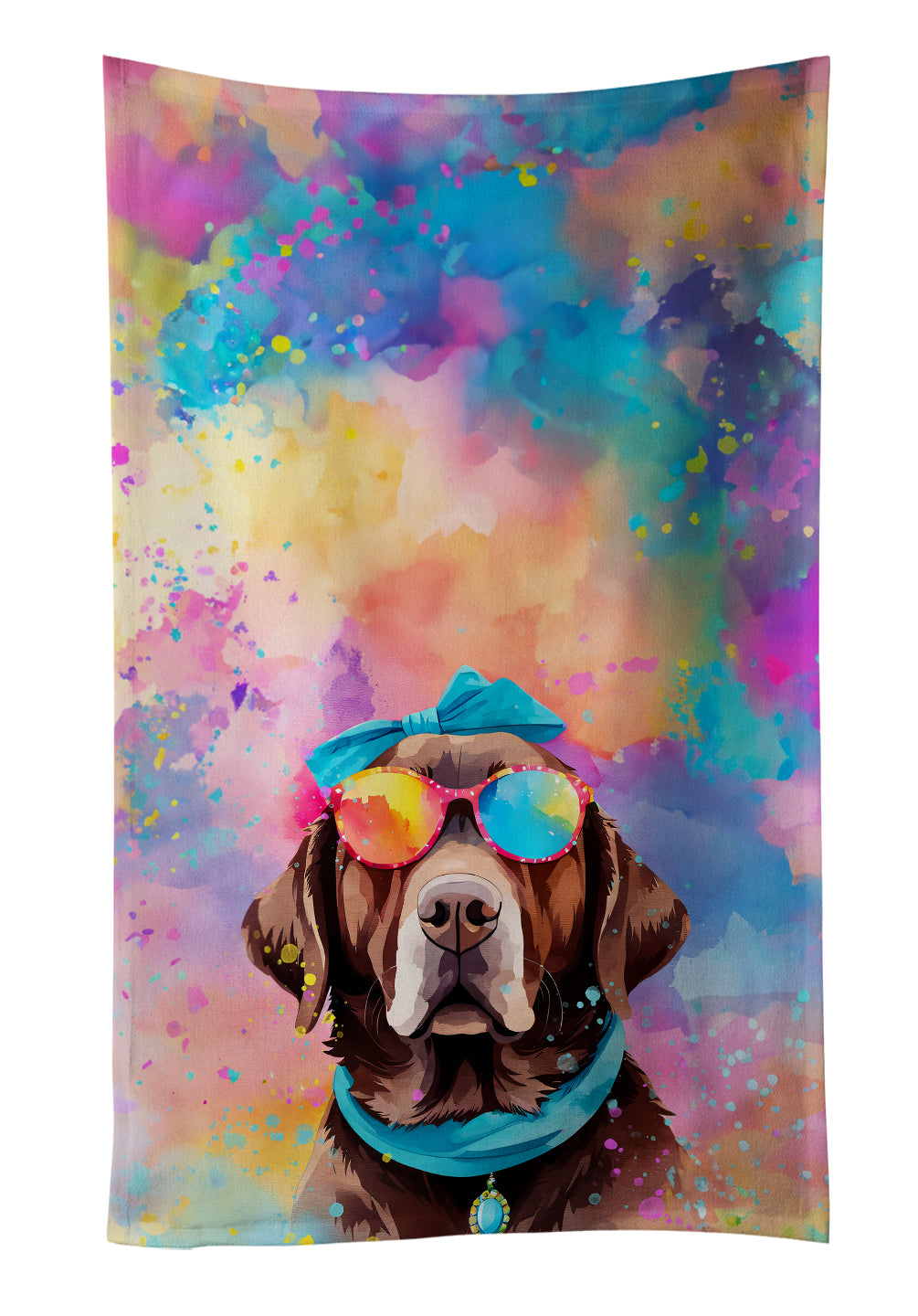 Buy this Chocolate Labrador Hippie Dawg Kitchen Towel