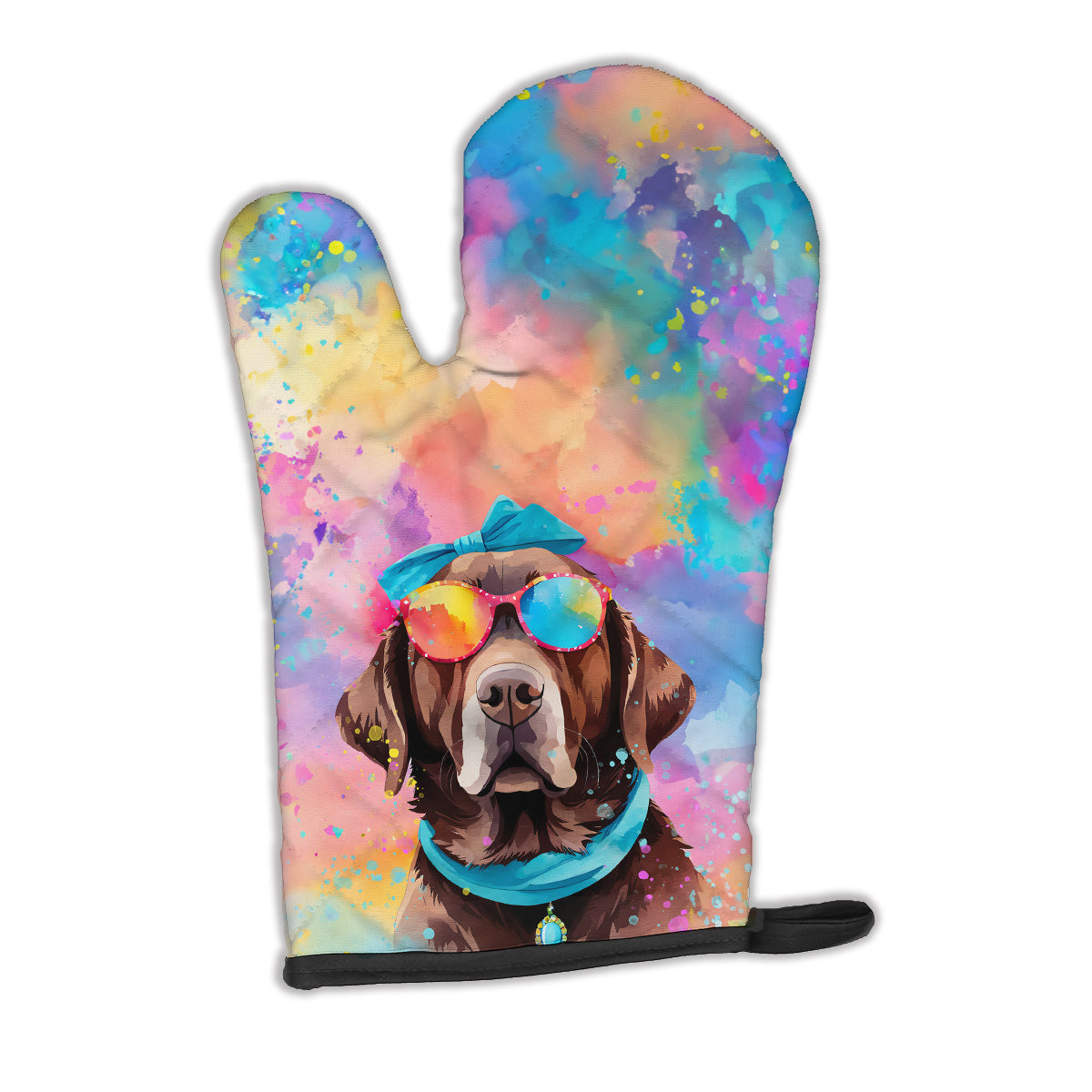 Buy this Chocolate Labrador Hippie Dawg Oven Mitt