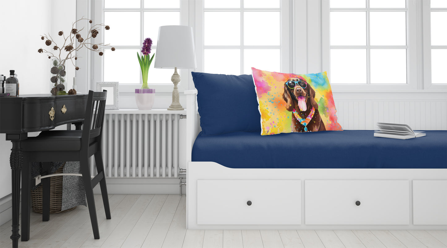 Chocolate Labrador Hippie Dawg Standard Pillowcase