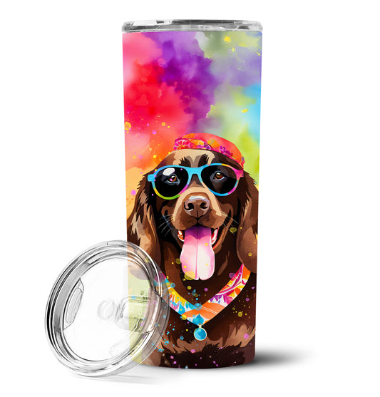 Buy this Chocolate Labrador Hippie Dawg Stainless Steel Skinny Tumbler