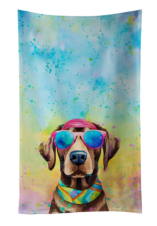 Buy this Chocolate Labrador Hippie Dawg Kitchen Towel