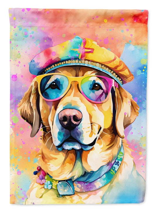 Buy this Yellow Labrador Hippie Dawg Garden Flag