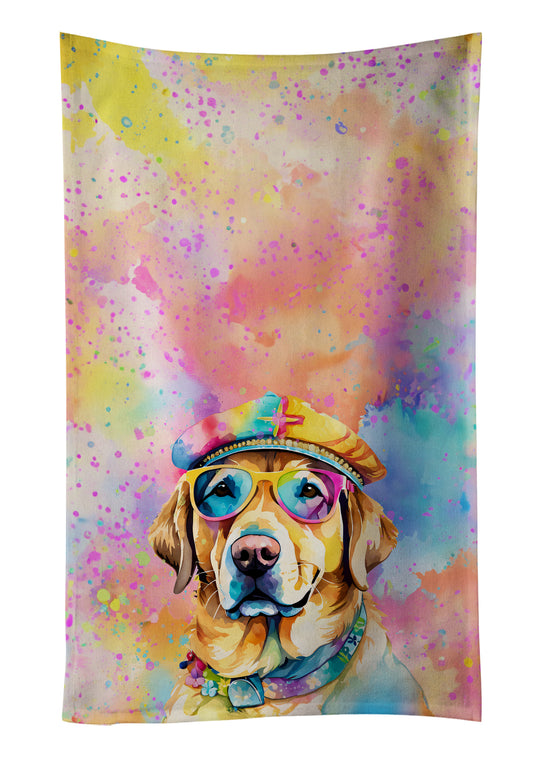 Buy this Yellow Labrador Hippie Dawg Kitchen Towel