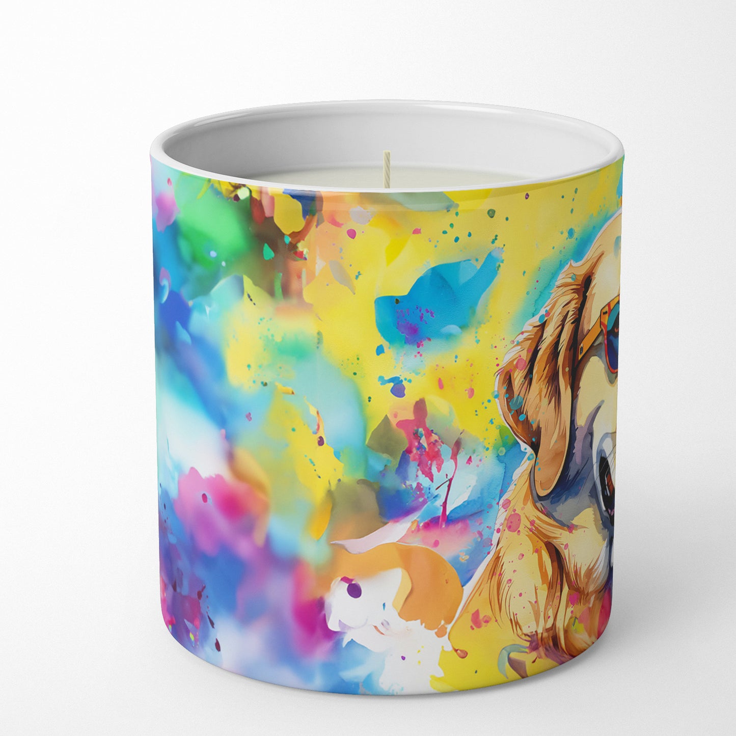 Buy this Yellow Labrador Hippie Dawg Decorative Soy Candle
