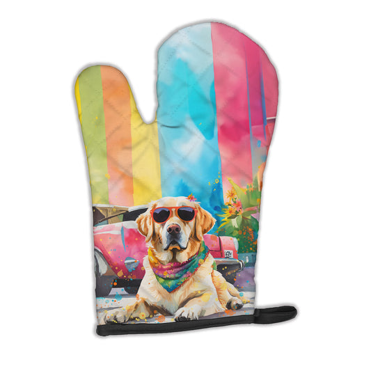 Buy this Yellow Labrador Hippie Dawg Oven Mitt