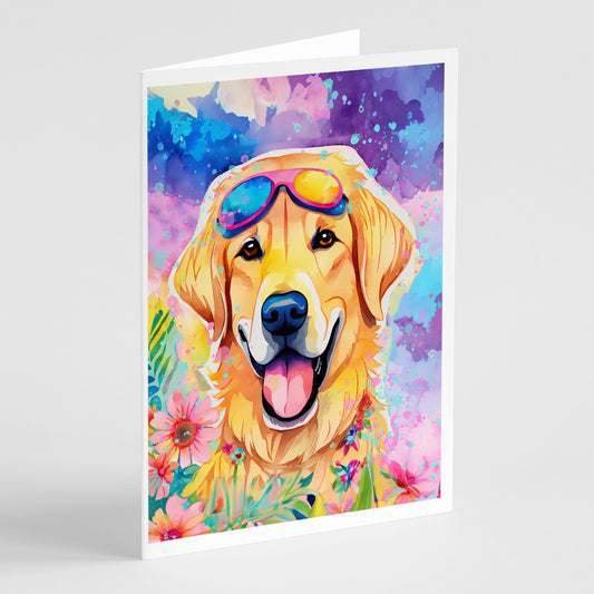 Buy this Yellow Labrador Hippie Dawg Greeting Cards Pack of 8