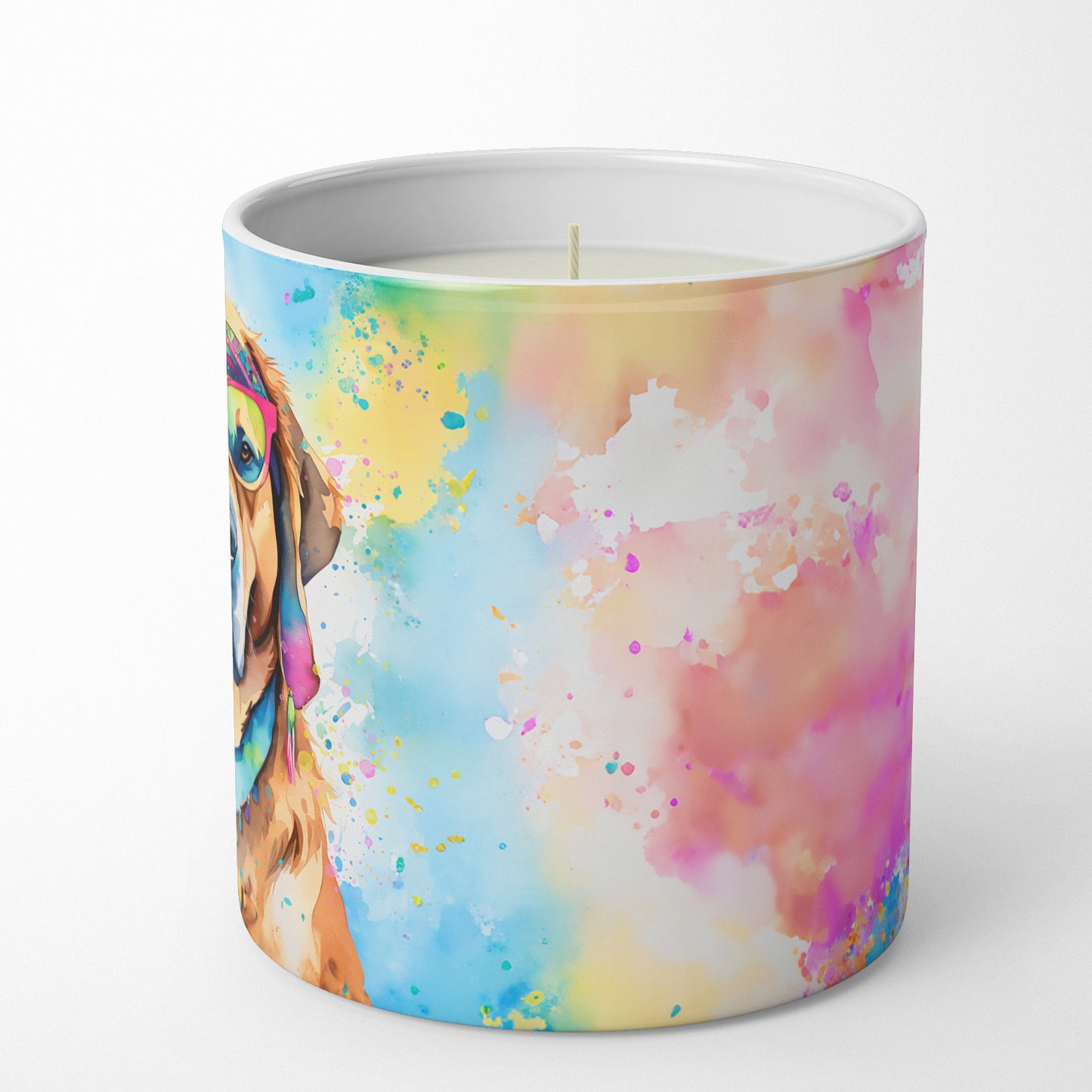 Mastiff Hippie Dawg Decorative Soy Candle