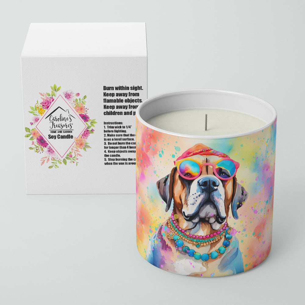 Mastiff Hippie Dawg Decorative Soy Candle