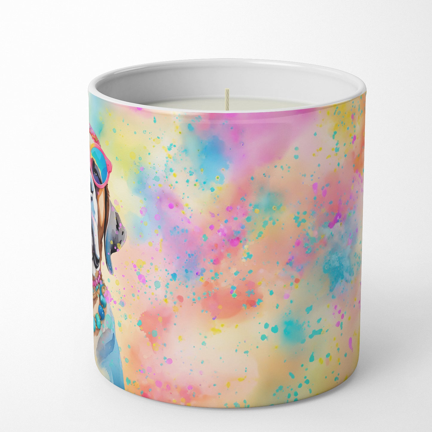 Mastiff Hippie Dawg Decorative Soy Candle