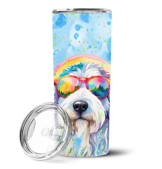 Buy this Old English Sheepdog Hippie Dawg Stainless Steel Skinny Tumbler