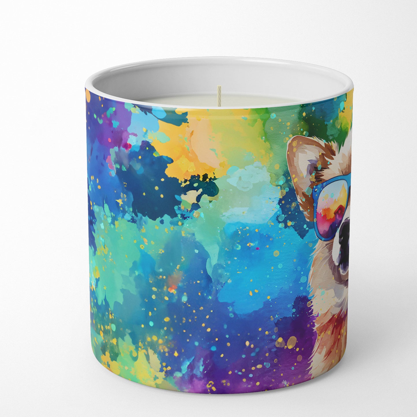 Buy this Pomeranian Hippie Dawg Decorative Soy Candle