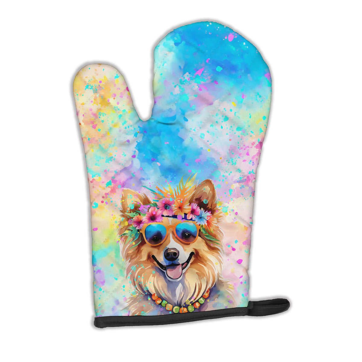 Buy this Pomeranian Hippie Dawg Oven Mitt