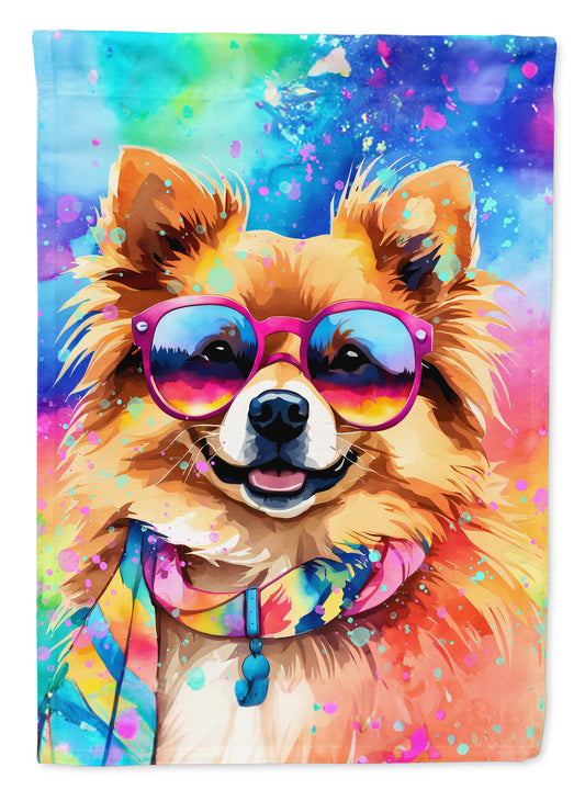 Buy this Pomeranian Hippie Dawg House Flag