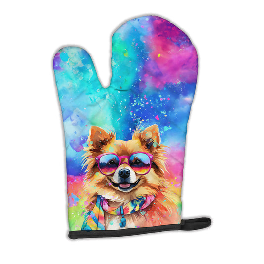 Buy this Pomeranian Hippie Dawg Oven Mitt