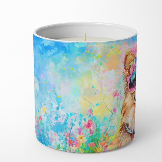 Buy this Pomeranian Hippie Dawg Decorative Soy Candle