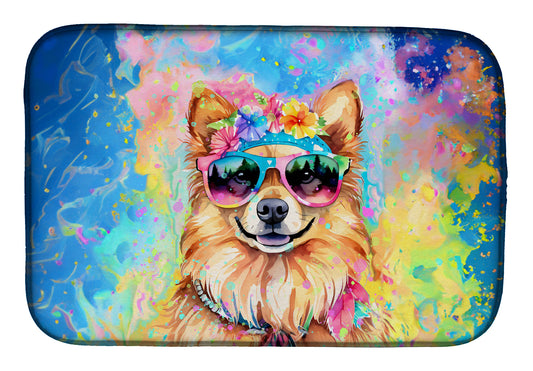 Buy this Pomeranian Hippie Dawg Dish Drying Mat