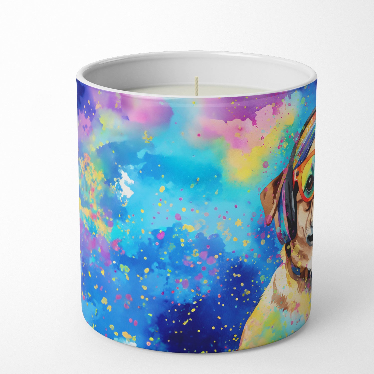 Buy this Pug Hippie Dawg Decorative Soy Candle
