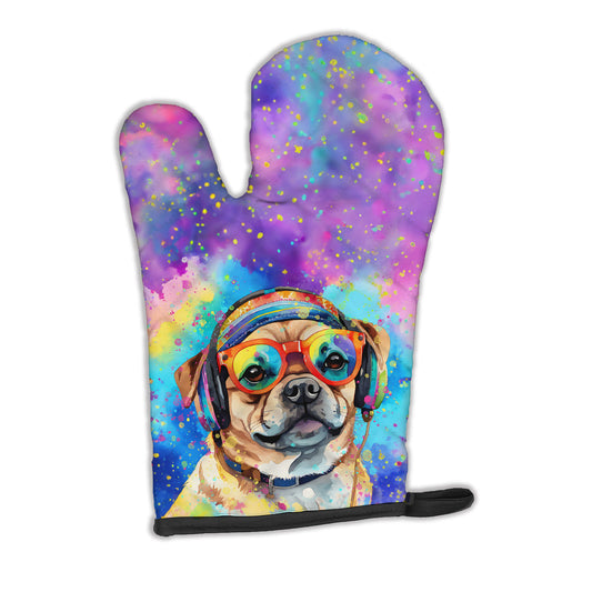 Buy this Pug Hippie Dawg Oven Mitt