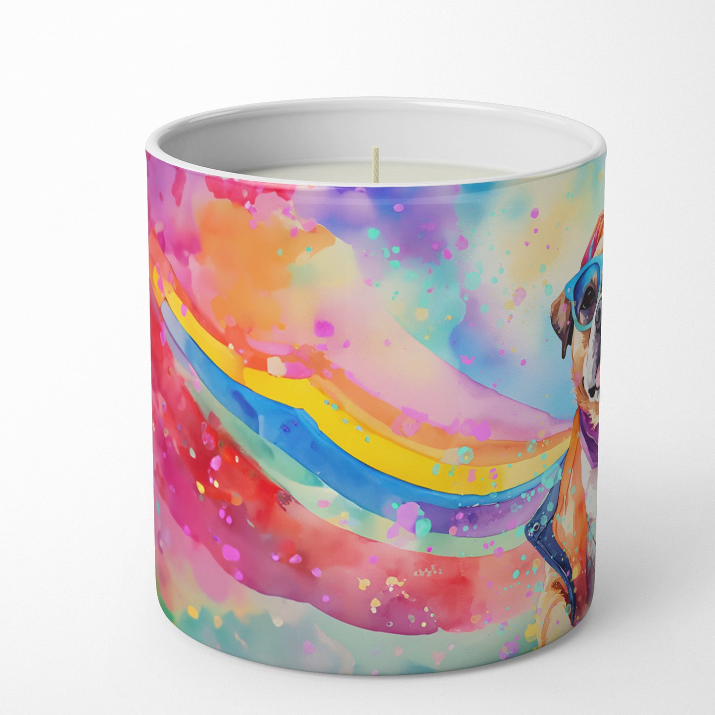 Buy this Pug Hippie Dawg Decorative Soy Candle