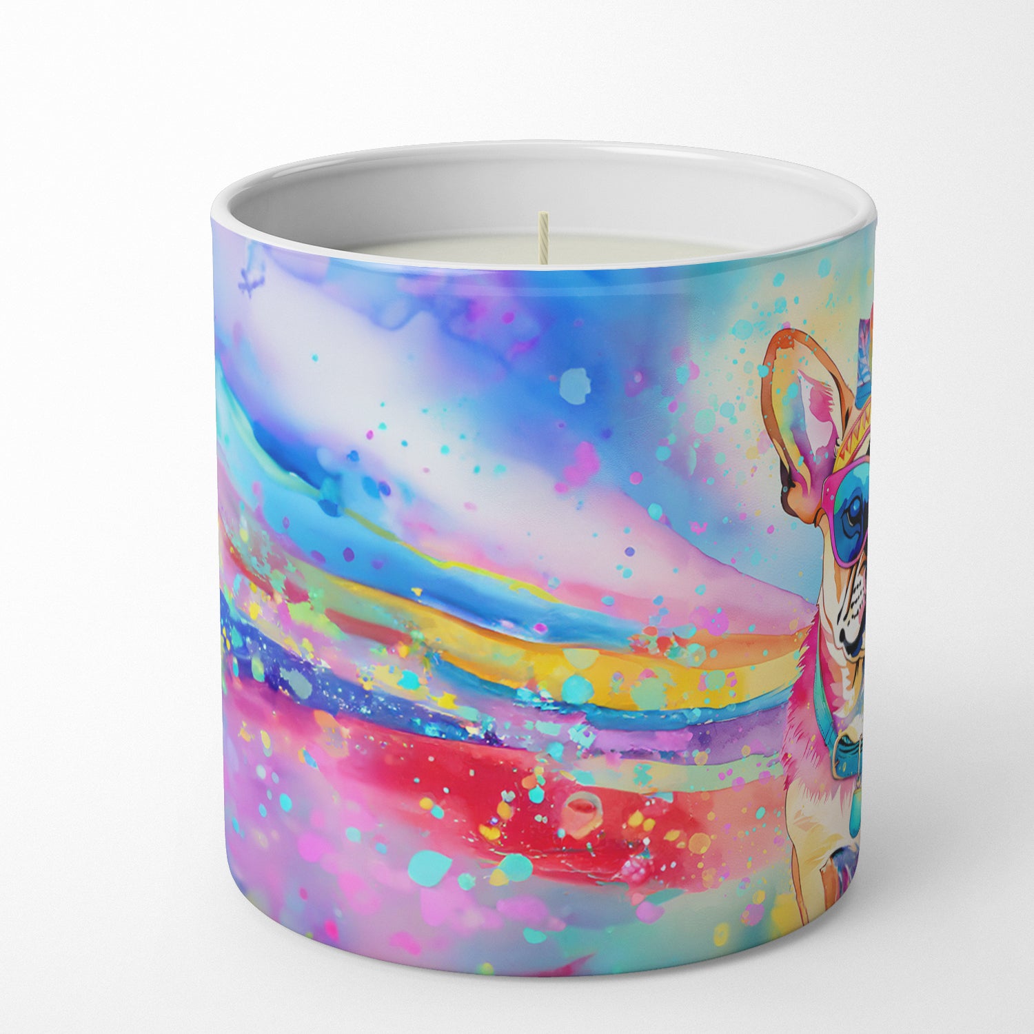 Buy this Pug Hippie Dawg Decorative Soy Candle