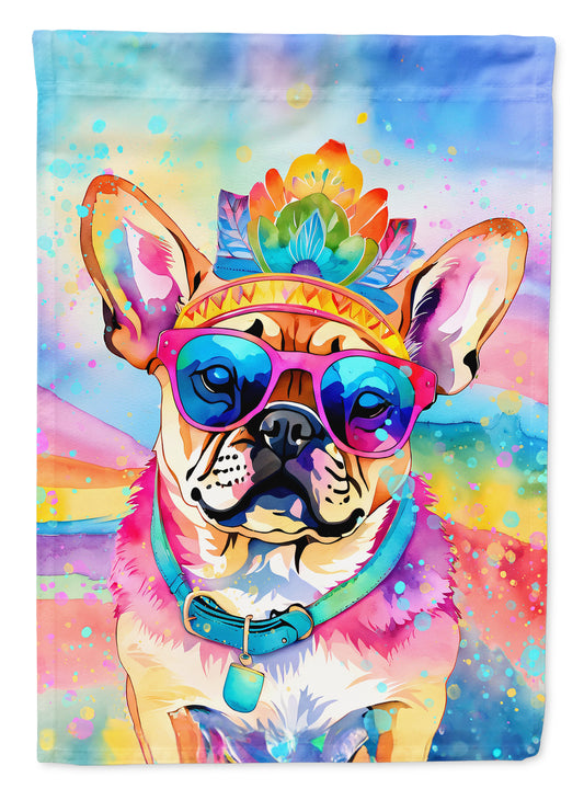 Buy this Pug Hippie Dawg House Flag