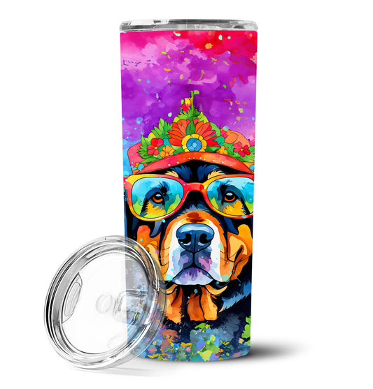 Buy this Rottweiler Hippie Dawg Stainless Steel Skinny Tumbler