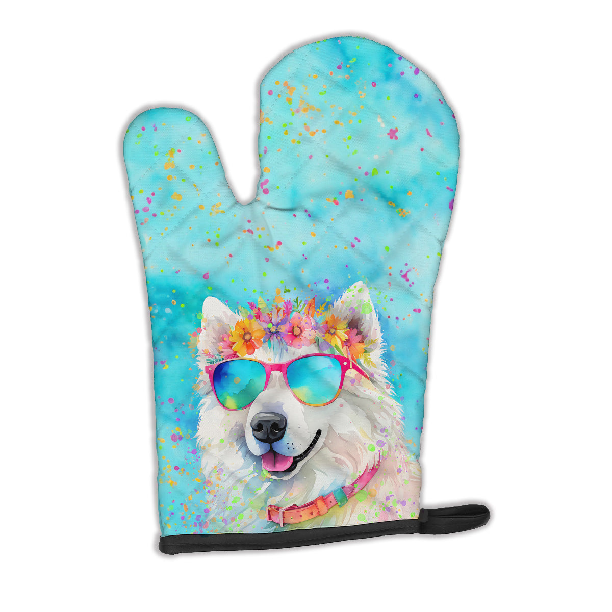 Buy this Samoyed Hippie Dawg Oven Mitt