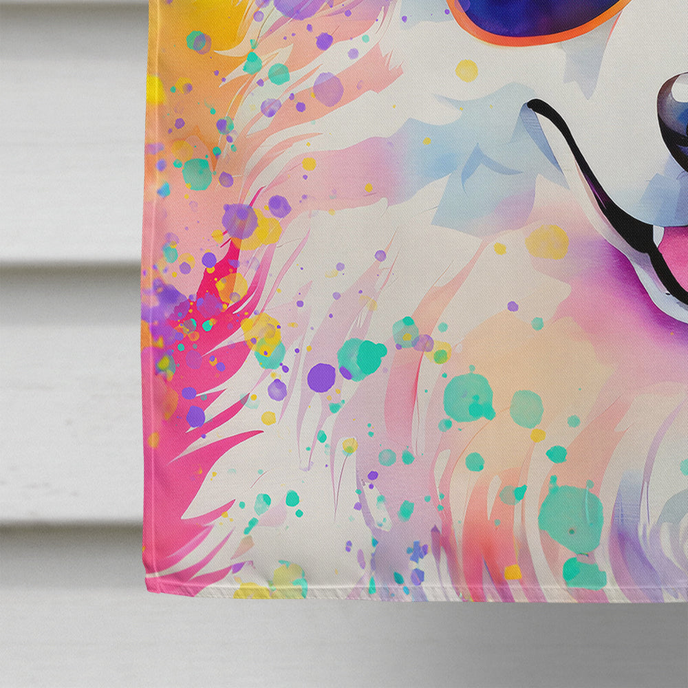 Samoyed Hippie Dawg House Flag