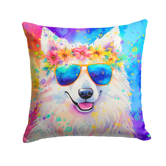 Buy this Samoyed Hippie Dawg Throw Pillow